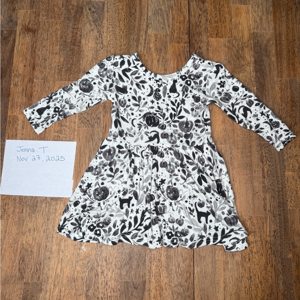 The Sleepy Sloth Salem Bodysuit Twirl Dress